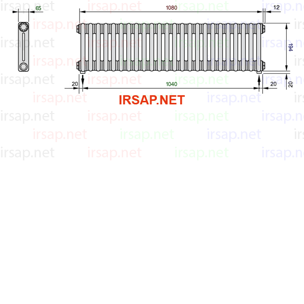 Радиатор IRSAP Tesi 20200/24 T16 CL 01